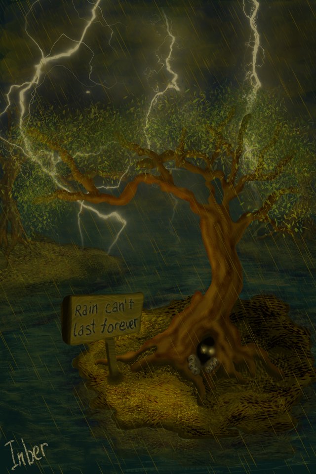 Rain Can T Last Forever Super Old Digital Art An