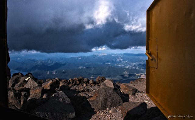 Vista desde el refugio