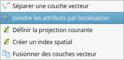 attributs par localisation