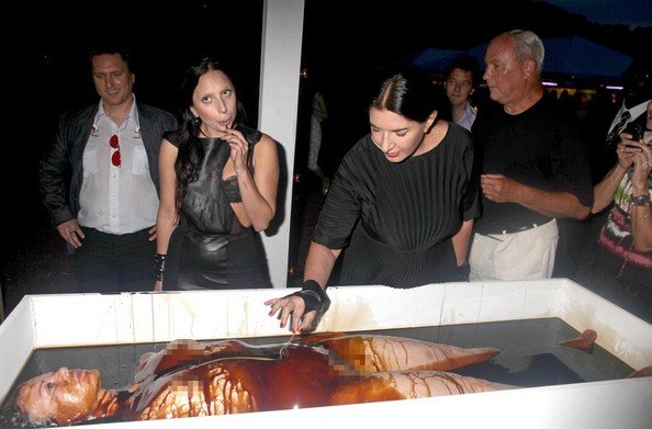 Marina Abramovic and Lady Gaga