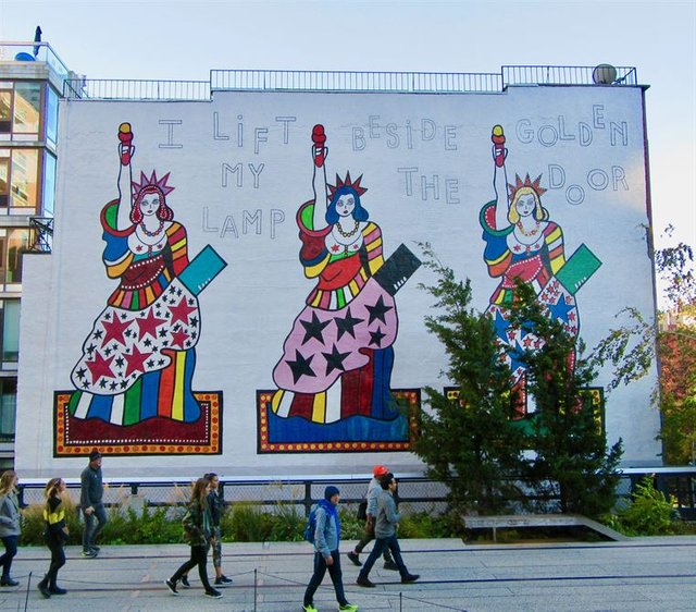 Dorothy Iannone I Lift My Lamp Beside The Golden Door New York City The Best Examples Of Public Art Vs Most Ugliest And Hated Art