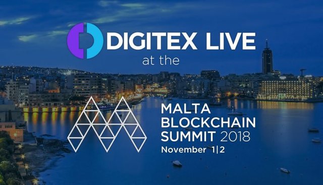 Digitex Live At The Malta Blockchain Summit 2018