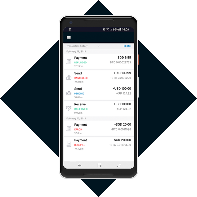 TenX Mobile Wallet