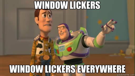 Image result for window lickers