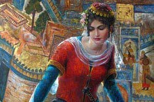 Image of Sassanid woman