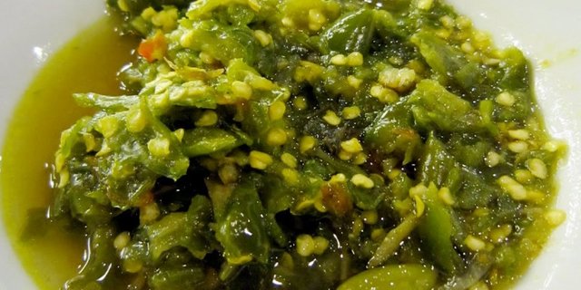 padang green spicy sauce 