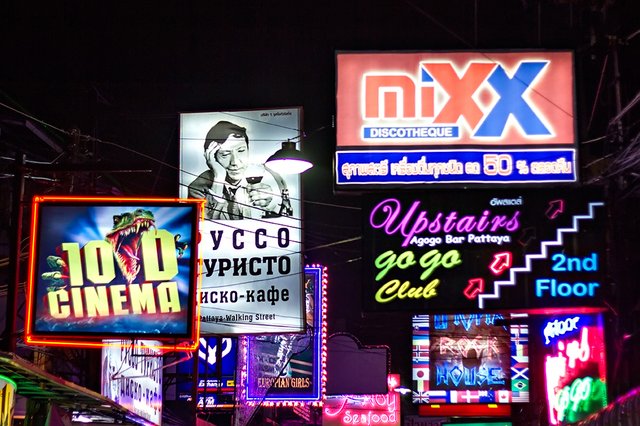 Walking street in Pattaya