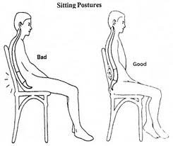 Sciatica pervention: sitting position