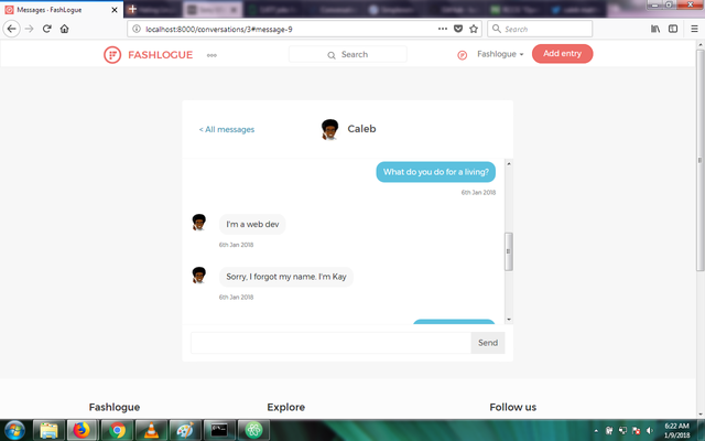 Demo Screenshot of ConvieX's Conversation View