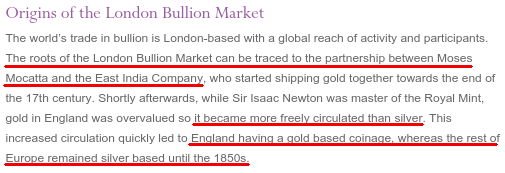 The LBMA's early history, as recounted by themselves