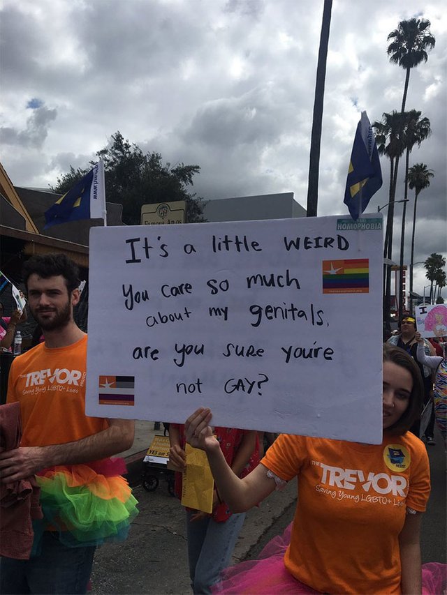 It's A Little Weird You Care So Much About My Genitals. Are You Sure You're Not Gay?
