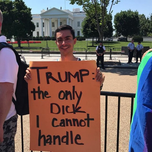 Trump: The Only Dick I Cannot Handle