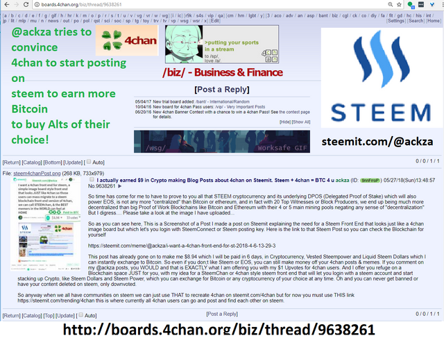 I Just Posted On 4chan Biz Crypto Forum To Explain How I Earned - 