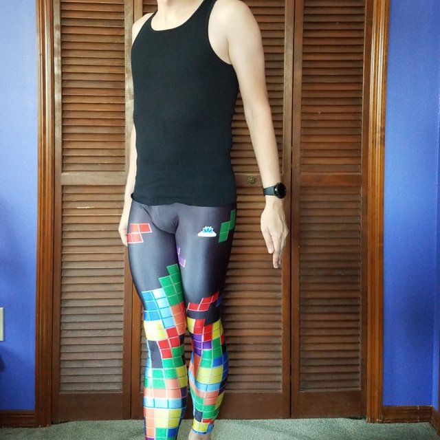 Getting stacked! Tetris leggings for gym day. — Steemit