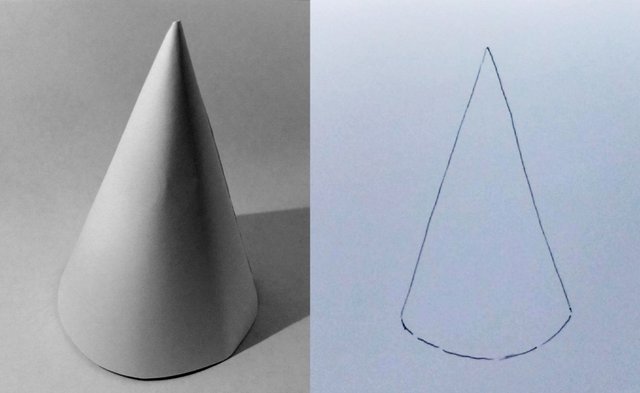 How to Draw and Shade a Cone 