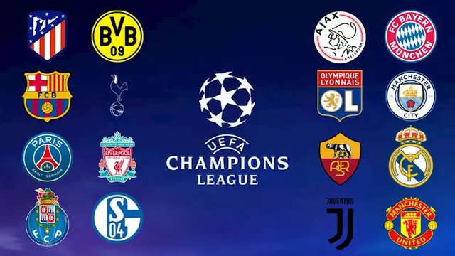 champions league last 16 teams 2018
