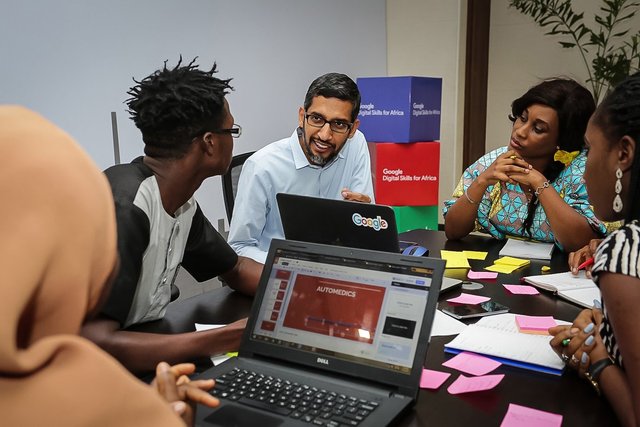 Sundar Pichai in Lagos for Google For Nigeria launch