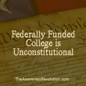 federally funded college is unconstitutional