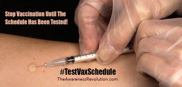 End Vaccination Until Schedule Is Tested