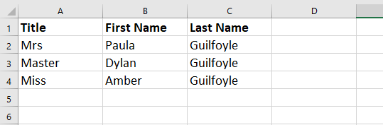 joining text in excel