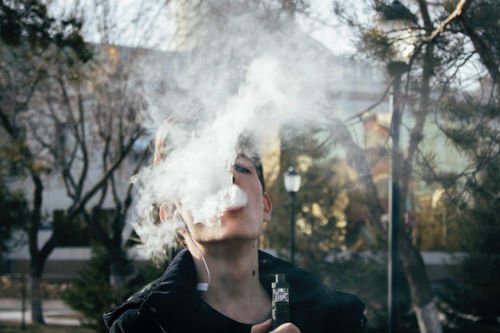 Vaping Man (free photo by Ruslan Alexo from Pexels)