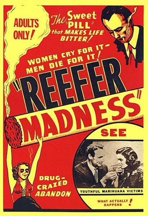 Reefer Madness movie poster, 1936 (public domain)