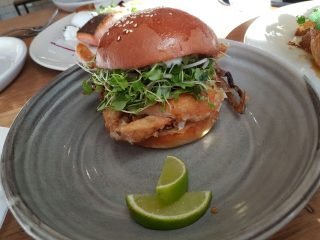 Soft shell Crab burger