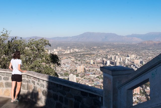 Santiago Cerro San Cristobal View