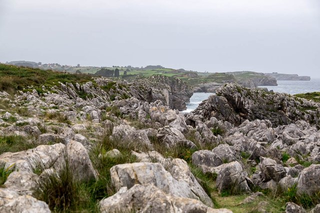 Cliffs Above Playa de Gulpiyuri