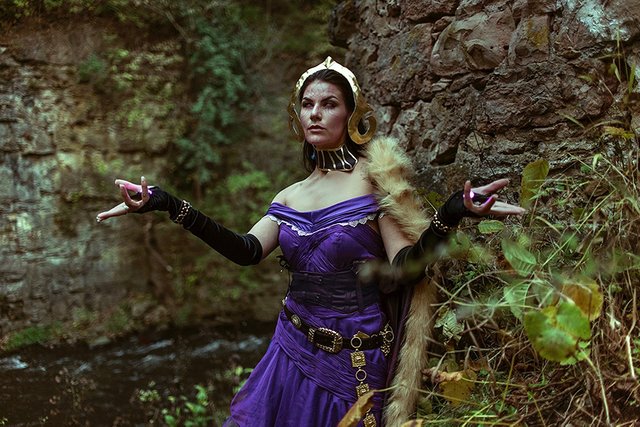 Sneak peak of my first cosplay shoot Liliana Vess from Magic The