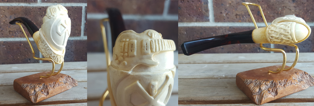 Close Ups of the Hammaraxx Meerschaum Pipe