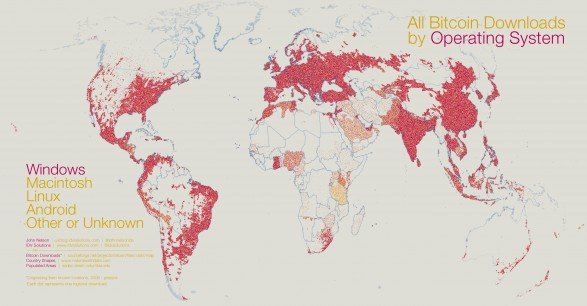 BitCoin mining worldwide