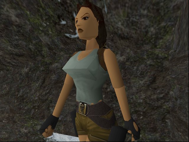 lara croft old video game