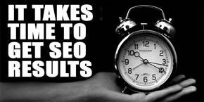 SEO takes time