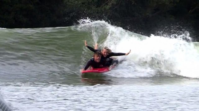 The new Wavegarden will provide perfect waves every day and the best long range forecast North Wales will likely ever see. Photo: Screenshot from video 