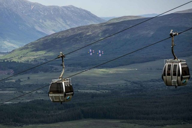 The Nevis Range gondala—the only one in the UK. Photo: Red Bull Content Pool