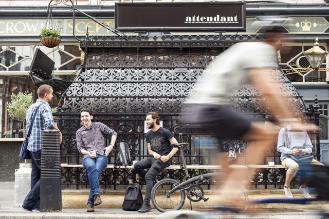 Discover The Attendant, a Victorian public toilet in London transformed into a coffee bar