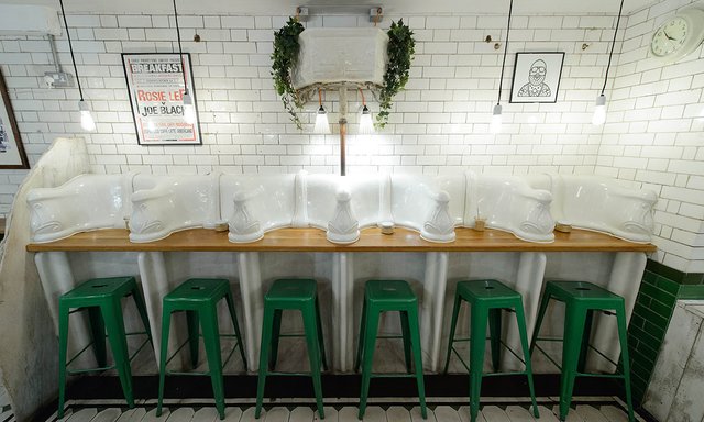 Discover The Attendant, a Victorian public toilet in London transformed into a coffee bar