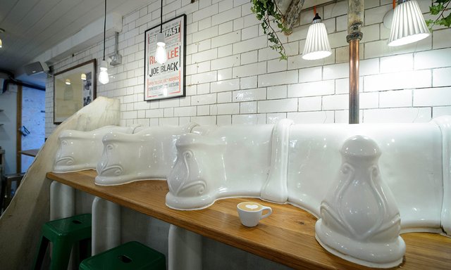 Discover The Attendant, a Victorian public toilet in London transformed into a coffee bar