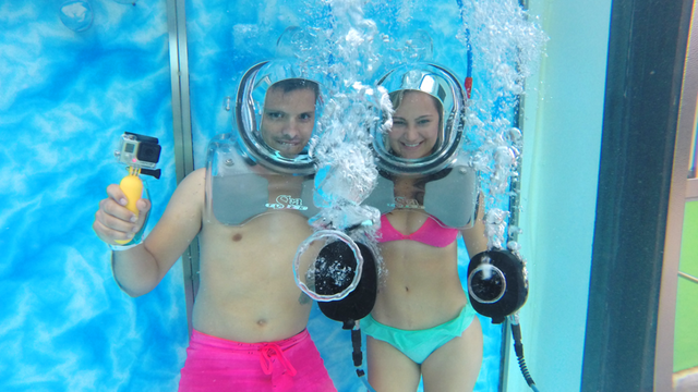 Clear Lounge: the world's first underwater oxygen bar in Cozumel, Mexico