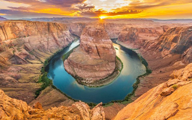 Horseshoe Bend. Arizona, one of the most beautiful states in America