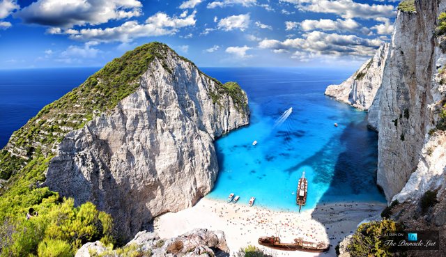 Navagio Beach in Zakynthos, Greece: one of the most spectacular beaches in the world