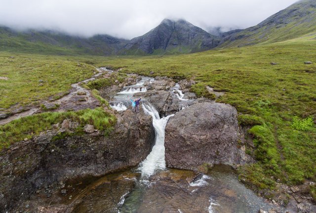 Fairy Pools on the Isle of Skye in Scotland