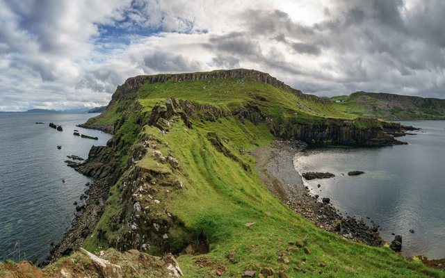 Rubha nam Brathairean, also known as Brothers Point, on the Isle of Skye in Scotland