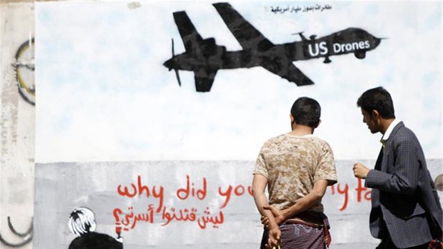 Anti-USA Graffiti in Yemen