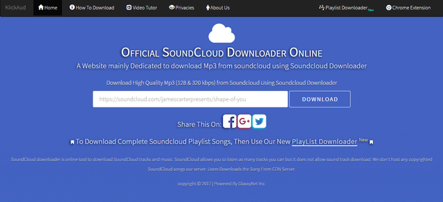 Download Soundcloud Songs Using Online Soundcloud Downloader By Klickaud Com Steemit