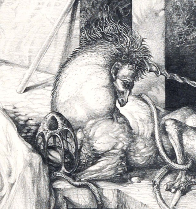 detail, Unicorn - Vindobona Altarpiece III