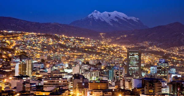 La Paz, die Hauptstadt von Bolivien.