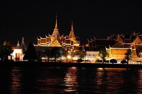 Image result for bangkok night river