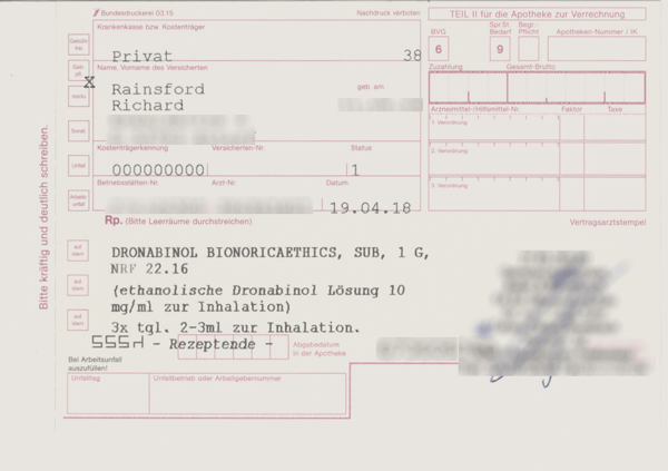 €820-610 for DRONABINOL BIONORICAETHICS 1g !